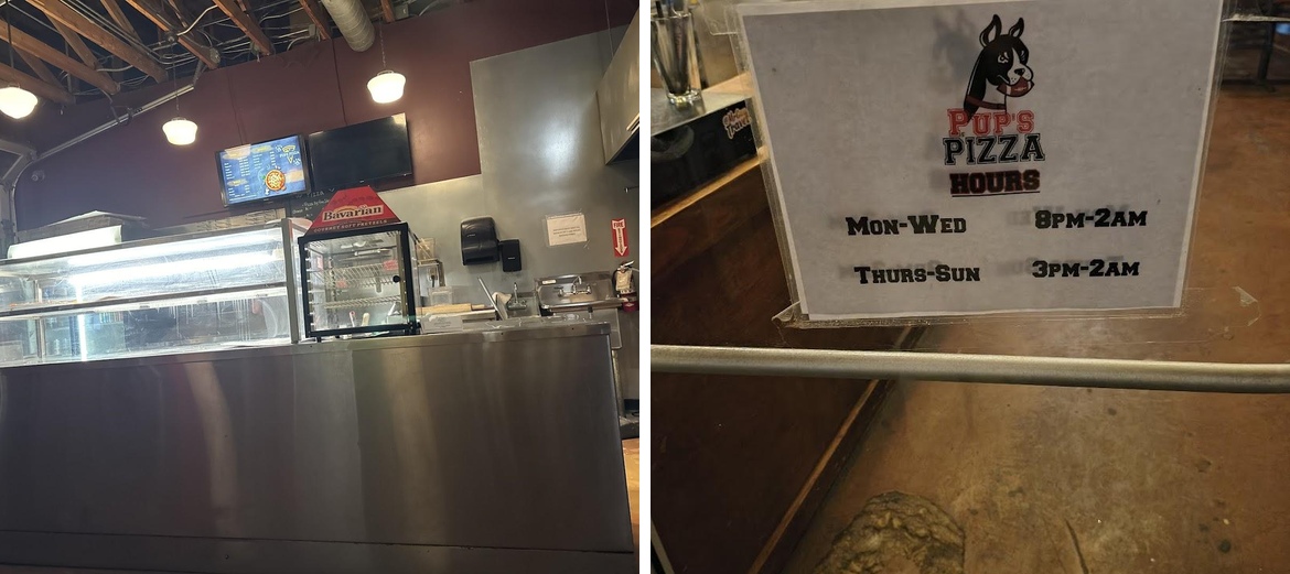 Pup's Pizza Menu